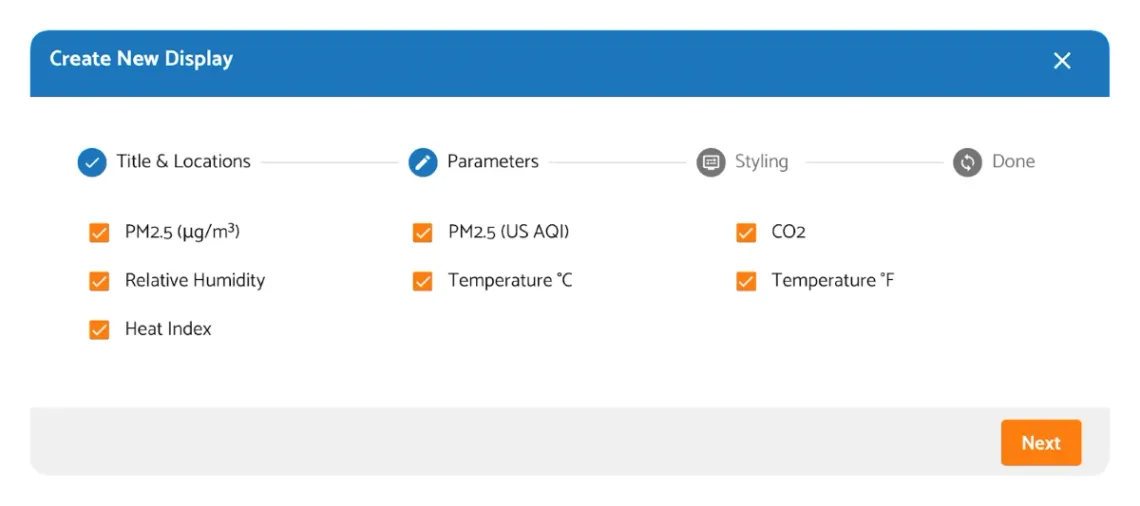 create new parameters