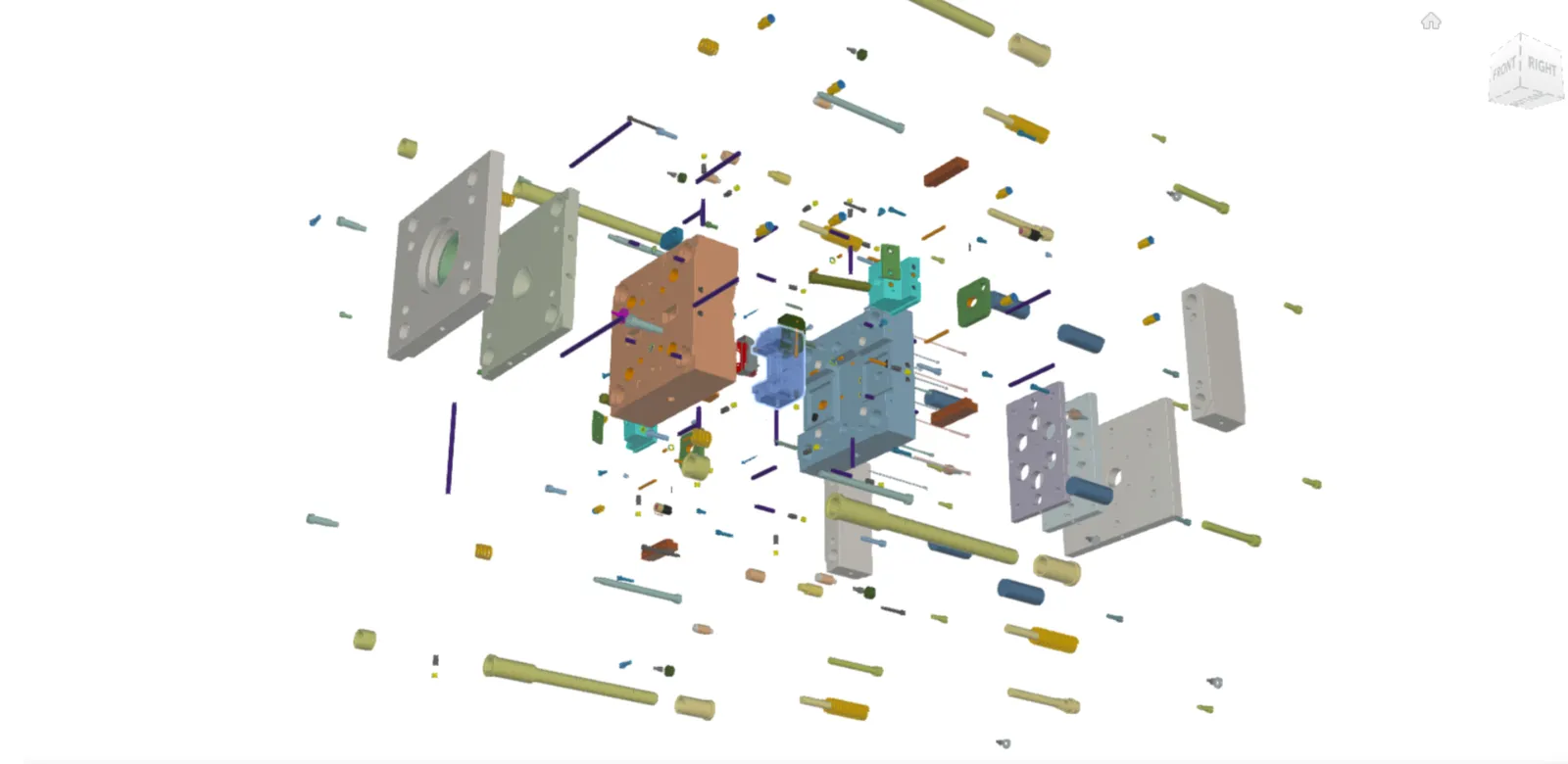 A look into the plastic injection mold of the AirGradient Go