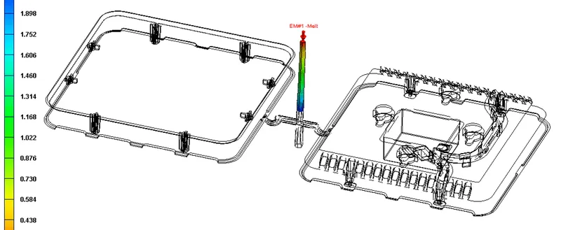Mold Flow Simulation