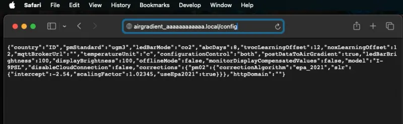 ag api response config