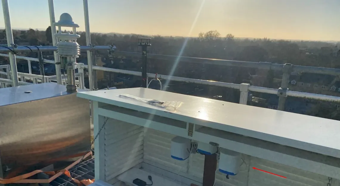 Co-location of three AirGradient monitors