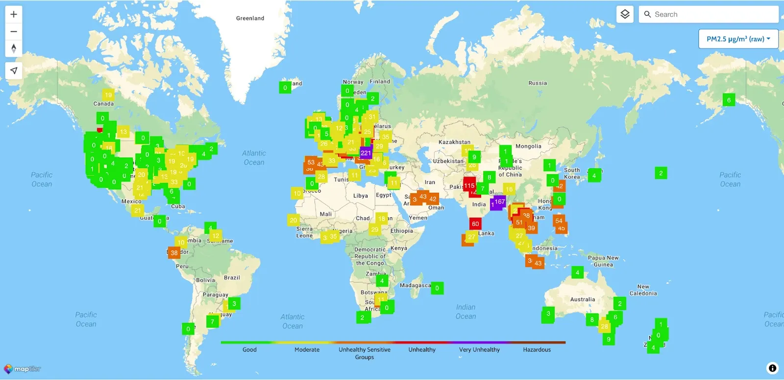 AirGradient Community on the map