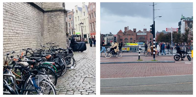 Bicycles around the city